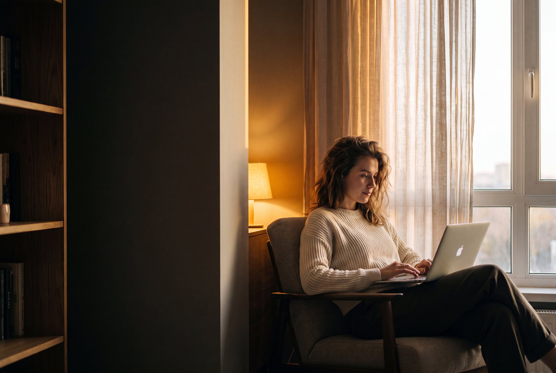 A reseller running their Tier business from a laptop at home